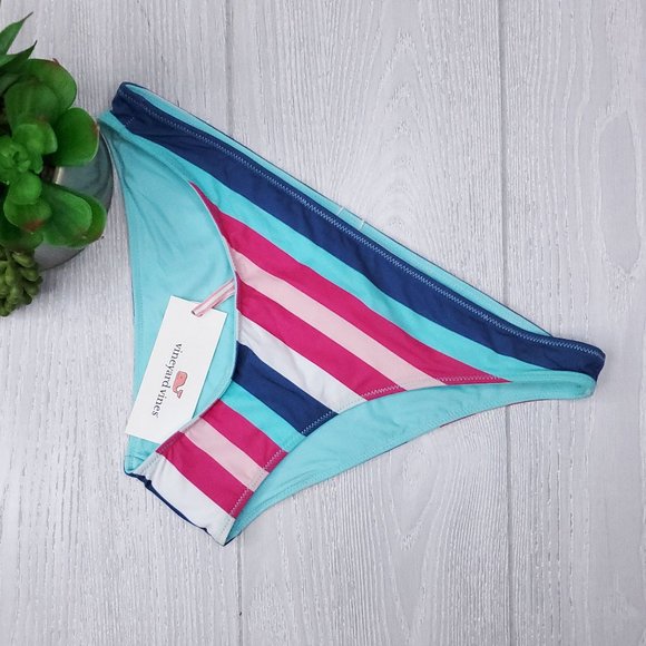 Vineyard Vines Other - Vinyard Vines Striped Reversible Bikini Bottom S